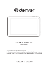 Denver TAQ-90083 User manual