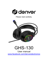 Denver GHS-130 Gaming Headset User manual