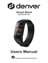 Denver BFH-252 Smart Band Watch User manual