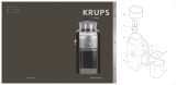 Krups GVX212 User manual