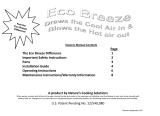 Eco Breeze EB-001-02 Owner's manual