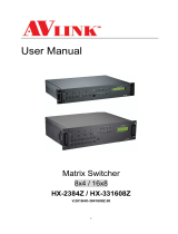 AVLink HX-331608Z Owner's manual