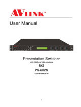 AVLink PS-602S Owner's manual