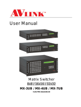 AVLink MX-3UB Owner's manual