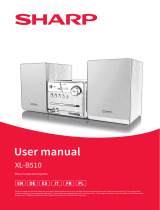 Sharp XL-B510(BK) Owner's manual