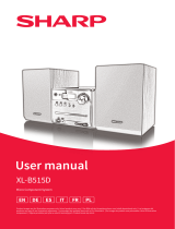 Sharp XL-B515D(BK) Owner's manual