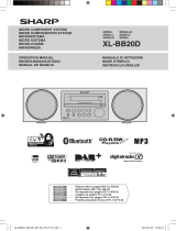 Sharp XL-BB20D(BR) Owner's manual