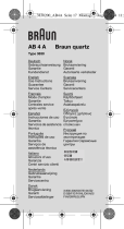 Braun AB4A quartz User manual