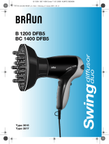 Braun B1200 DFB5, BC1400 DFB5, swing diffusor duo User manual