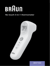 Braun BNT100 No Touch 3-in-1 Thermometer Owner's manual