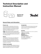 Teufel Cubycon Impaq Streaming Operating instructions
