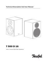Teufel Theater 500 Surround "5.1-Set" Operating instructions