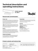 Teufel Columa 300 Impaq "5.1-Set L" Operating instructions