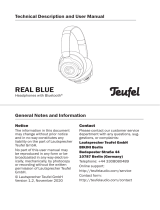 Teufel REAL BLUE + Shure MV7 User manual