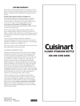 Cuisinart CTK-SSTR Owner's manual
