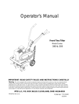 MTD 330 Series User manual