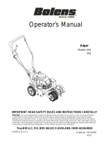 Bolens 553 Owner's manual