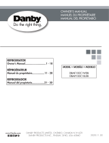Danby DBMF100C1WDB 10 cu ft Bottom Mount Refrigerator Owner's manual