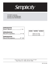 Danby SYFF121C1WR Owner's manual