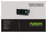 Fusion MS-RA210 Quick start guide