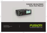 Fusion MS-RA70NSX Quick start guide