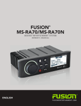 Fusion MS-RA70KT Owner's manual