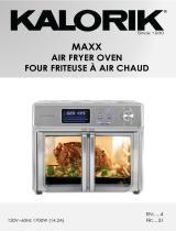 KALORIK MAXX 26 Quart Stainless Steel Digital Air Fryer Oven User manual