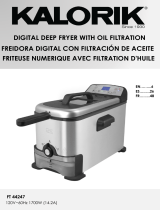 KALORIK 3.2 Quart Digital Deep Fryer User manual