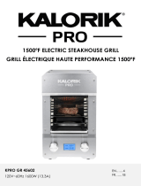 KALORIK Pro 1500°F Electric Steakhouse Grill User manual