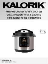 KALORIK 8 Quart 10-in-1 Multi Use Pressure Cooker User manual