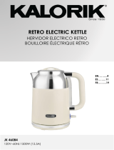 KALORIK 1.7 Liter Retro Electric Kettle User manual