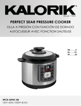 KALORIK 6.25 Quart Perfect Sear Pressure Cooker User manual