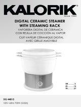 KALORIK 4.8 Quart Ceramic Steamer User manual