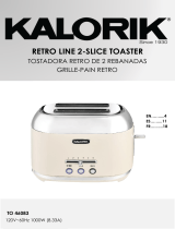 KALORIK 2-Slice Retro Toaster User manual