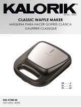 KALORIK Classic Waffle Maker User manual