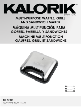 KALORIK Multi-Purpose Waffle User manual