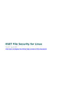 ESET Server Security for Linux (File Security) 7 Owner's manual
