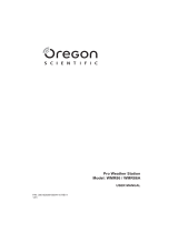 Oregon Scientific OSWMR86NX User manual