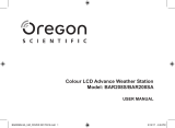 Oregon Scientific OSBAR208SX Owner's manual