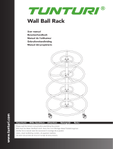 Tunturi Wall Ball Rack (1/2) Owner's manual