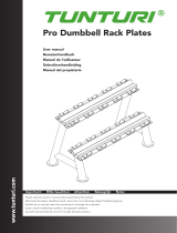 Tunturi Pro Dumbbell Rack Plates (2pcs), Incl 5 Saddles Owner's manual