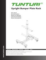Tunturi Upright Bumper Plate Rack Owner's manual