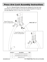 Tunturi Platinum Upper body unit drawing Owner's manual