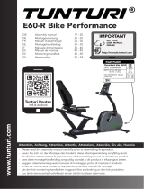 Tunturi E60-R Recumbent Exercise Bike User manual