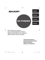 Sharp ANPH808EX Operating instructions