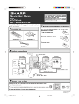 Sharp CDSW340H Operating instructions