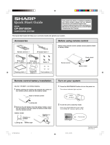 Sharp CPSW1000H Operating instructions