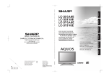 Sharp LC37GA8E Owner's manual