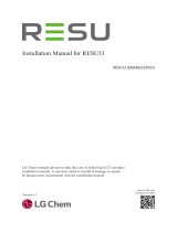 Sharp LG Chem RESU 13 Owner's manual