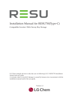 LG Chem LG Chem RESU 7H - DLT (C) Owner's manual